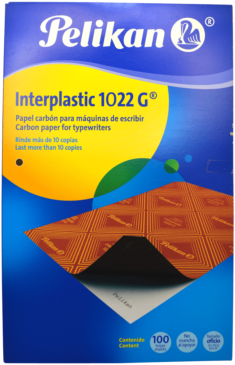 Imagen de PELIKAN(1) PAPEL CARBON C/100 NEGRO 1022 OFICIO (1626) (10220117)