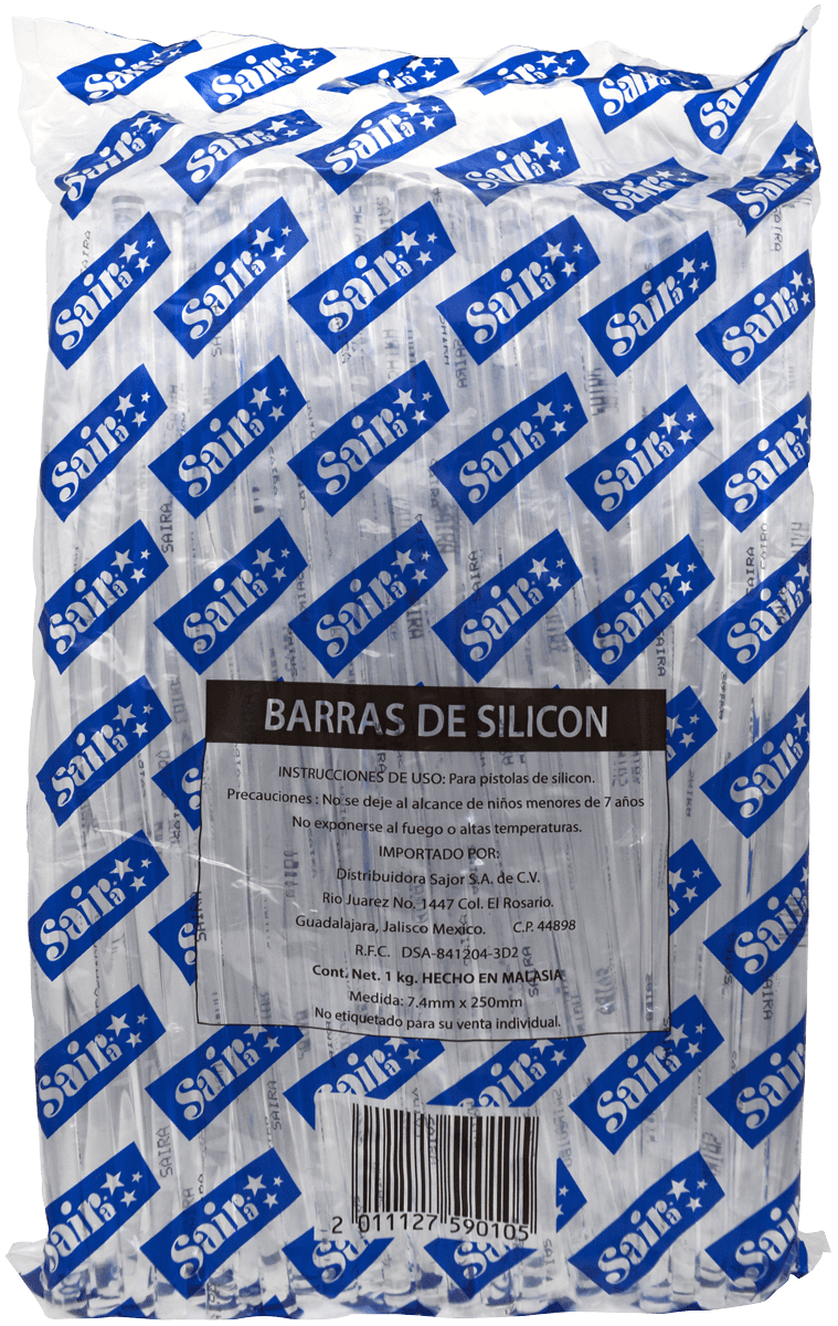 Imagen de SAIRA10) SILICON BARRA DELGADO 1KG (96 PROX)