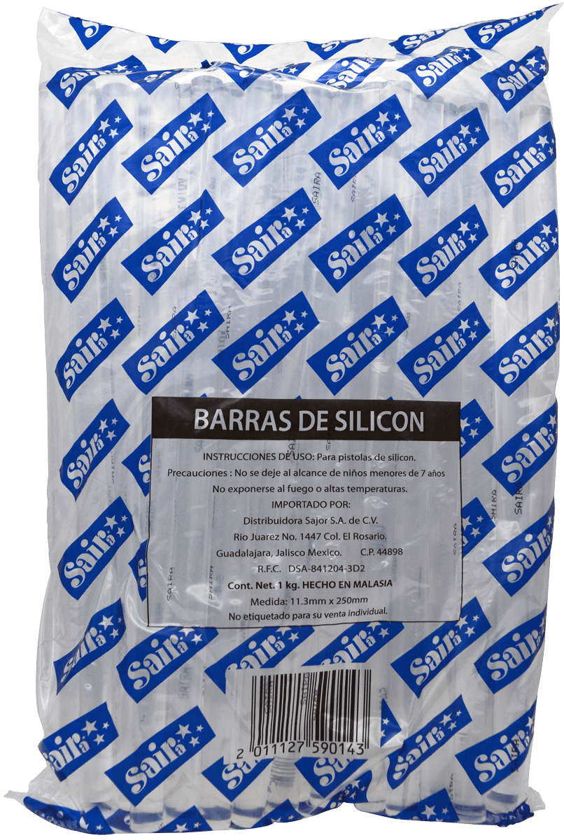 Imagen de SAIRA(10) SILICON BARRA GRUESO 1KG (40 APROX)