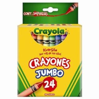 Imagen de CRAYOLA(1) CRAYON C/24 JUMBO (520324M007)