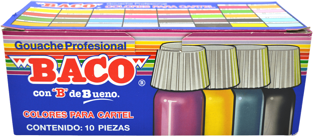 Imagen de BACO(20) PINTURA CARTEL 20ML C/10PZS (PN)