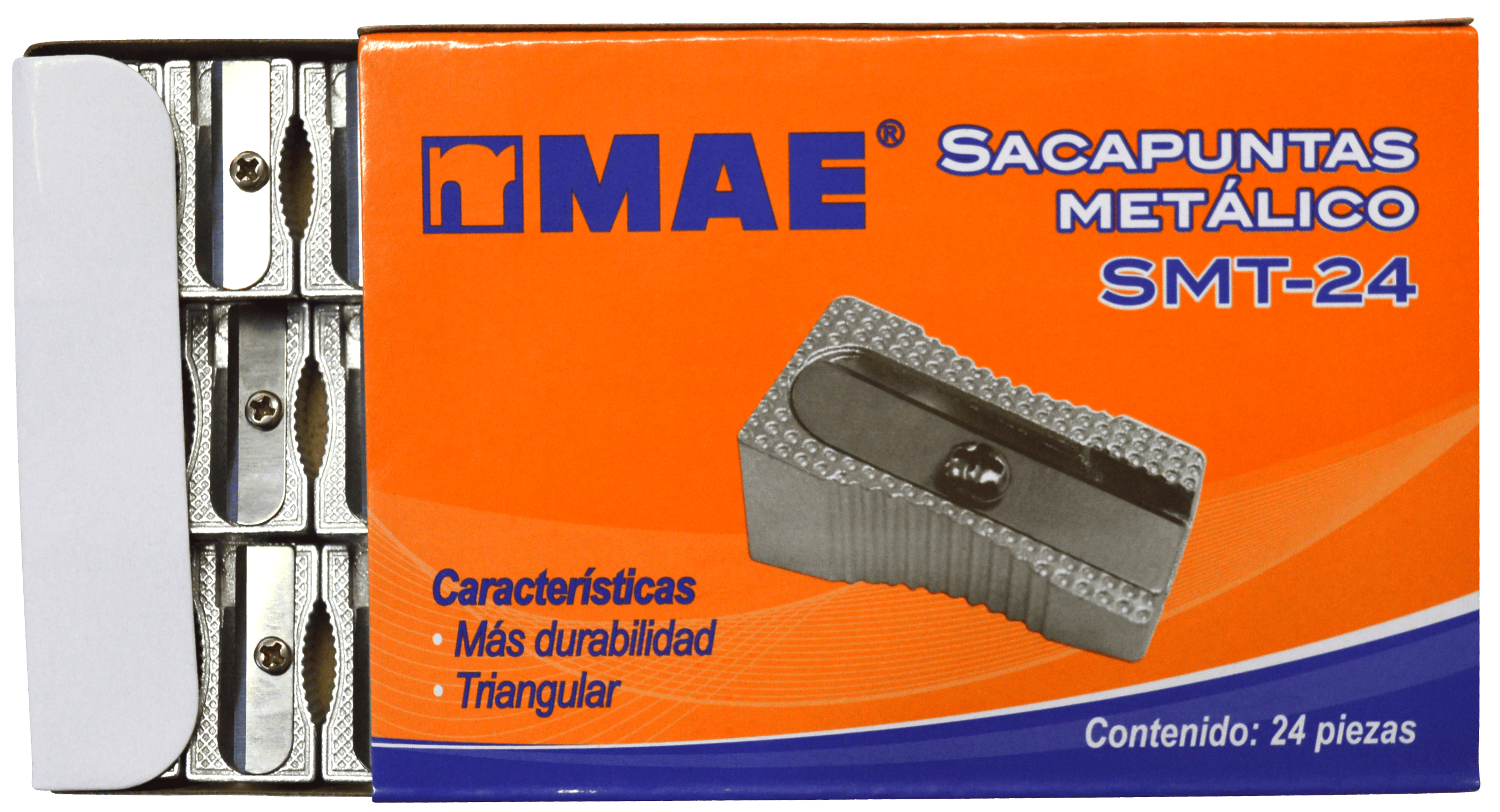 Imagen de MAE(60) SACAPUNTAS SMT-24 MET TRIANG C/24